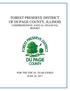 FOREST PRESERVE DISTRICT OF DUPAGE COUNTY, ILLINOIS COMPREHENSIVE ANNUAL FINANCIAL REPORT