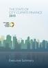 THE STATE OF CITY CLIMATE FINANCE 2015