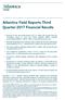 Atlantica Yield Reports Third Quarter 2017 Financial Results