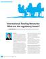 International Pooling Networks: What are the regulatory issues?