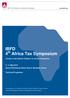 IBFD 4 th Africa Tax Symposium
