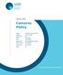 Concerns Policy. Policy Title: Corporate Policy and Procedures. Policy No. CE POL Revision No. 001