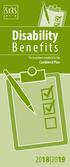 Disability. Benefits. For members enrolled in the Combined Plan