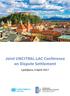 Joint UNCITRAL-LAC Conference on Dispute Settlement