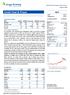 Jindal Steel & Power BUY. CMP Target Price `200 `320. 1QFY2019 Result Update Steel & Power. Performance Update