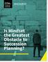 Is Mindset the Greatest Obstacle to Succession Planning?