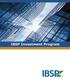 IBSP Investment Program