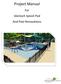 Project Manual. For Glenloch Splash Pad And Pool Renovations