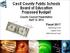 Cecil County Public Schools Board of Education Proposed Budget