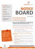 BOARD NOTICE. End of Year Tax Planning - For 31 March Balance Date Clients IN THIS ISSUE: End of Year Tax Planning Page 1. Key Tax Dates Page 2