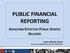 PUBLIC FINANCIAL REPORTING