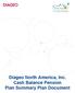 Diageo North America, Inc. Cash Balance Pension Plan Summary Plan Document