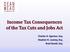 Income Tax Consequences of the Tax Cuts and Jobs Act