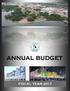 ANNUAL BUDGET FISCAL YEAR