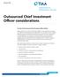 Outsourced Chief Investment Officer considerations