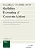 Guideline Processing of Corporate Actions