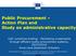 Public Procurement Action Plan and Study on administrative capacity