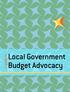 A GUIDE TO. Local Government Budget Advocacy