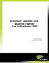 ELECTRICITY INDUSTRY CODE QUARTERLY REPORT JULY TO SEPTEMBER 2007 ENERGEX LIMITED ABN