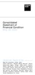 Consolidated Statement of Financial Condition May 30, 2003
