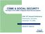 CSME & SOCIAL SECURITY