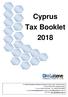 Cyprus Tax Booklet 2018