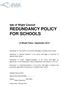 Isle of Wight Council REDUNDANCY POLICY FOR SCHOOLS