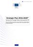 Strategic Plan * Service for Foreign Policy Instruments-FPI