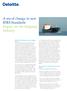 A sea of change in new IFRS Standards Impact on the shipping industry