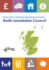 Money Advice Performance Management Summary. North Lanarkshire Council
