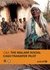 Q&A THE MALAWI SOCIAL CASH TRANSFER PILOT