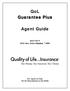 QoL Guarantee Plus. Agent Guide