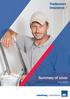 Tradesmen Insurance. Summary of cover
