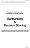Earmarking & Pension Sharing