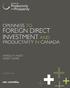 Introduction. Centre for Productivity and Prosperity (2010). Productivity and Prosperity in Quebec Overview.