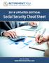 2018 UPDATED EDITION: Social Security Cheat Sheet