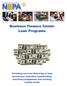 Business Finance Center Loan Programs