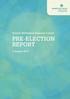 Greater Wellington Regional Council PRE-ELECTION REPORT