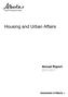 Housing and Urban Affairs