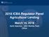 2018 ICBA Regulator Panel Agricultural Lending