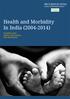 Health and Morbidity In India ( )