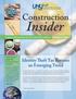 Insider. Construction. Identity Theft Tax Returns an Emerging Trend. Go Green with the Construction Insider