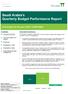 Saudi Arabia s Quarterly Budget Performance Report