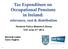 Tax Expenditure on Occupational Pensions in Ireland: