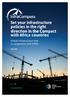 Set your infrastructure policies in the right direction in the Compact with Africa countries