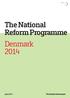 The National Reform Programme Denmark 2014