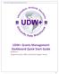 UDW+ Grants Management Dashboard Quick Start Guide. Program Services Office & Decision Support Group. Version 1.4