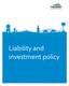 Liability and investment policy