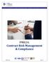 PM024: Contract Risk Management & Compliance