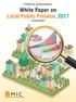 White Paper on Local Public Finance, 2017